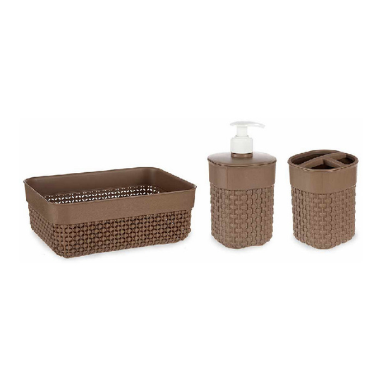 Conjunto de Banho 3 Dele Brun Plastik