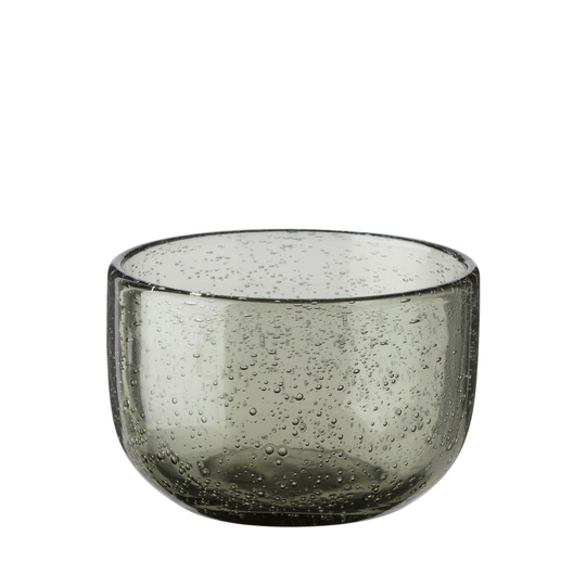 SINNERUP Dots glas skål Ø 8 cm (GRÅ, S)