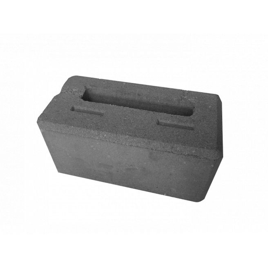 RBR Nordic Block Hjørne - 30x15x15 - Koks - Glat Støttemur