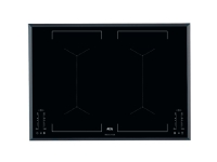 AEG IKE74451FB - Induktions kogeplade - 4 plader - Niche - bredde: 68 cm - dybde: 49 cm - sort - med facetteret ramme