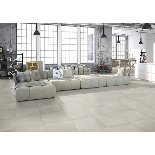 Concrete White 60x60cm - gulvflise