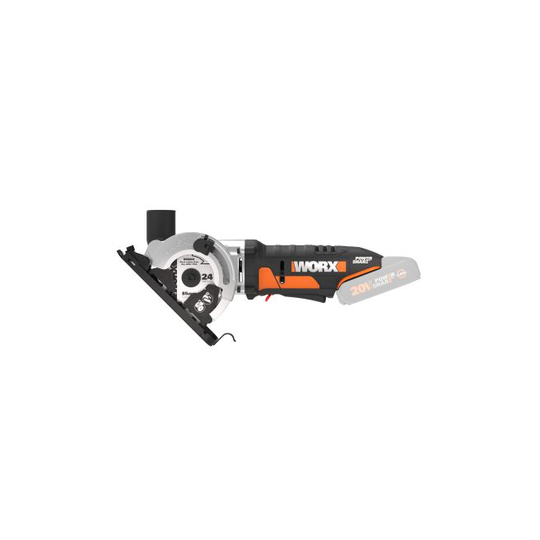 Worx 20V 85mm rundsav, solo