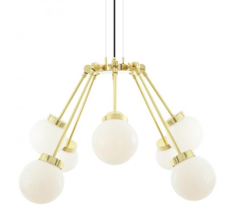 Boho lysekrone Ø46 - 140 cm 8 x E27 - Poleret messing