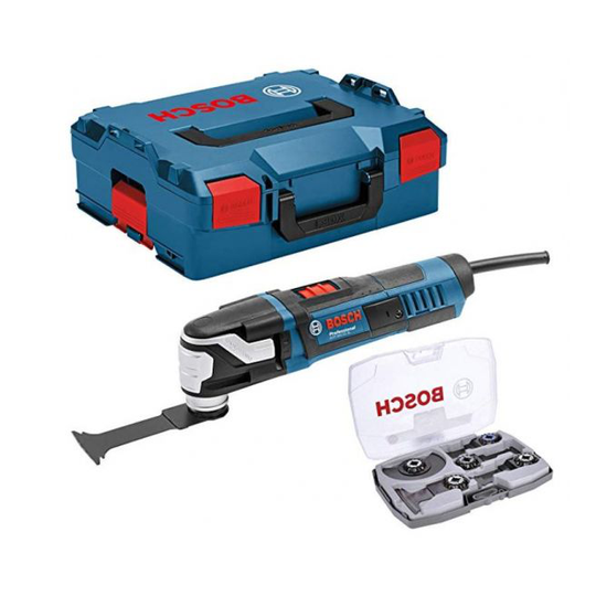Bosch Professional-sæt: Multiskærer GOP 40-30 + knivsæt med 5 dele i L-BOXX - - 0601231007