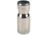 GM-X 100/100mm ovg.stykke for - plast muffe 110-100 mm, spids. Galvaniseret