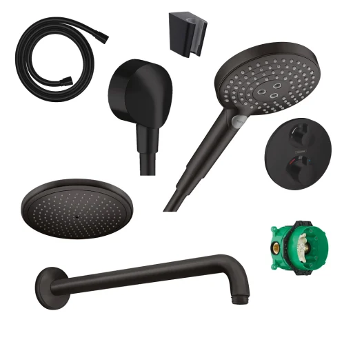 Hansgrohe Croma indbygningspakke med Raindance Select S håndbruser, krom