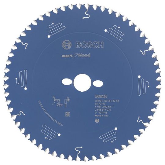 Bosch Rundsavsklinge 270x30x2.8mm 60 T Exp Wood - 2608644070
