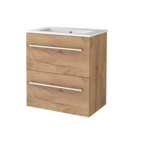 Sanibell Basicline møbelpakke 60x46 cm, greb, whisky eg