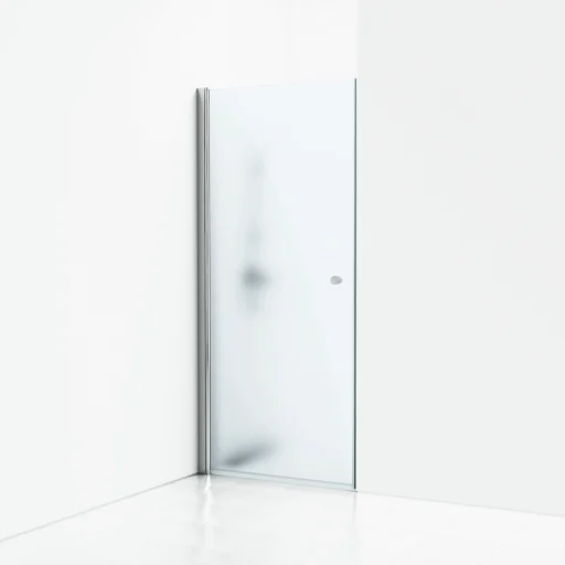 Svedbergs Skoga svingdør 70 cm, frostet glas/mat alu