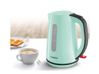 Bosch CompactClass TWK7502 - Kedel - 1.7 liter - 2.2 kW - mynte-turkis/sort-grå