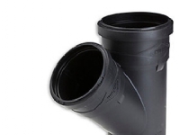 Quiet grenr. 110-110x45 - 110-110x45° lyddæmpende afløbsgrenrør