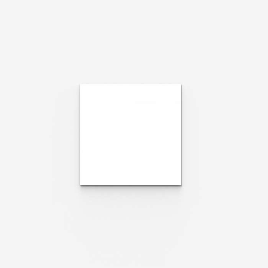 Glastavle Lintex Mood Wall 75x75 cm, Hvid