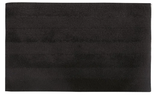 Sorema New Plus bademåtte, 70x120 cm, sort
