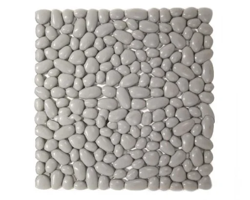 Skridsikker måtte til brusenichen 55x55 cm, grå