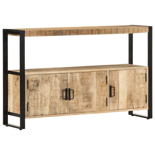 vidaXL sideskab 120 x 30 x 75 cm massivt mangotræ