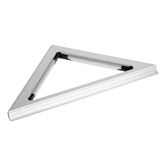 Unidrain Classicline Ramme Linje Hjørne H 10 Mm Børstet stål