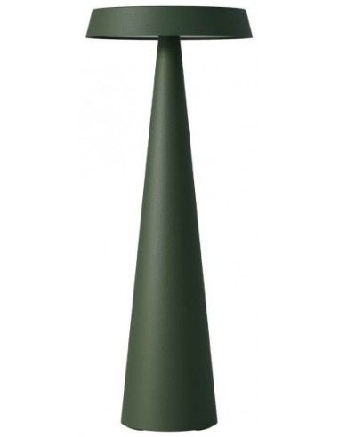 TAO Trådløs udendørs bordlampe i aluminium H30 cm 1 x 2,5W SMD LED - Mat flaskegrøn