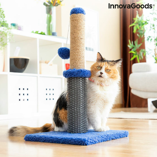 Kradsetræ massager med kugle til katte Miausage InnovaGoods