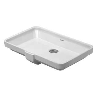 2nd floor vask til underlimning 53 cm uden hanehul med overløb