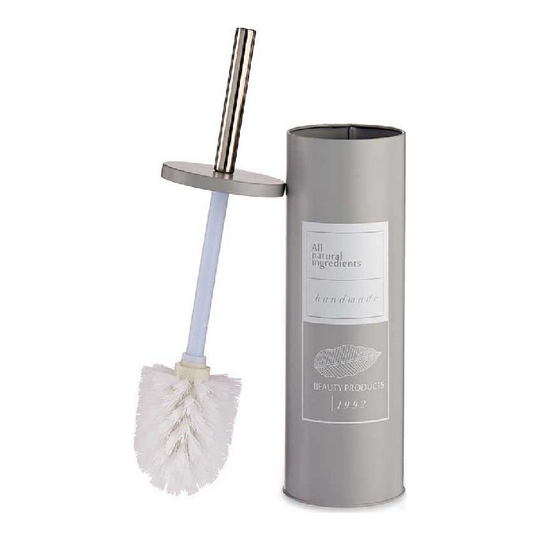 Toiletbørste Natural Stål Plastik (9,5 x 37,5 x 9,5 cm)