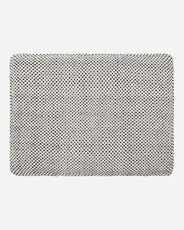 Siddehynde Rag 36x26 cm Sort/Hvid