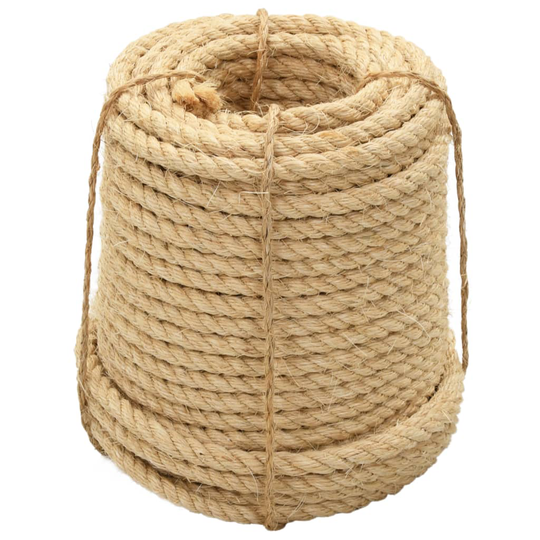 vidaXL reb 100 % sisal 16 mm 100 m