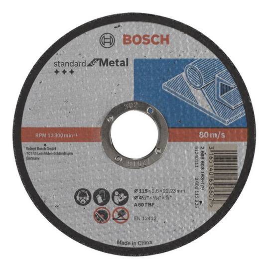Bosch Skæreskive Metal 115x1,6mm Std - 2608603163