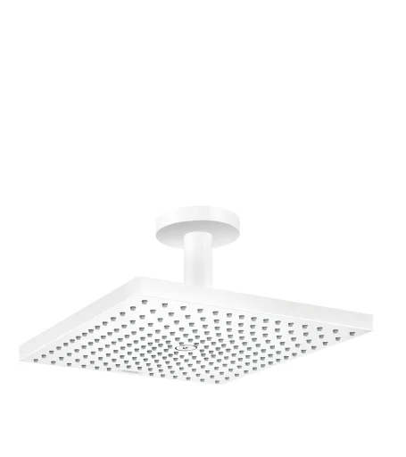 Hansgrohe Raindance E 1jet hovedbruser inkl. loftbefæstigelse 100 mm, mathvid