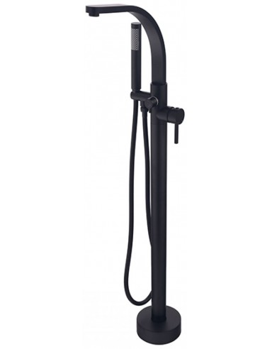 DECCO Badekar armatur H105,5 cm - Mat sort
