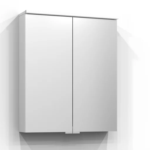 Svedbergs Sarek spejlskab med LED, 60x72 cm, hvid