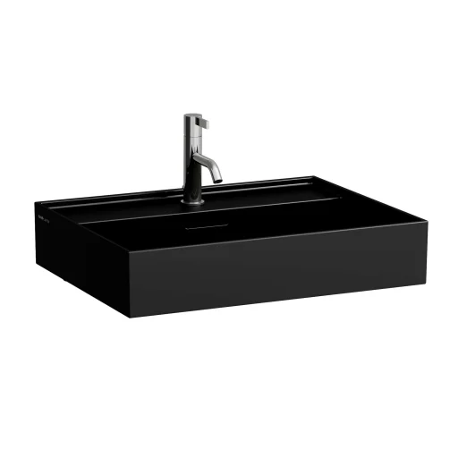 Kartell Laufen håndvask, 60x46 cm, mat sort