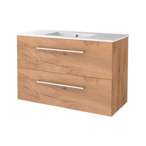 Sanibell Basicline møbelpakke 100x46 cm, greb, whisky eg