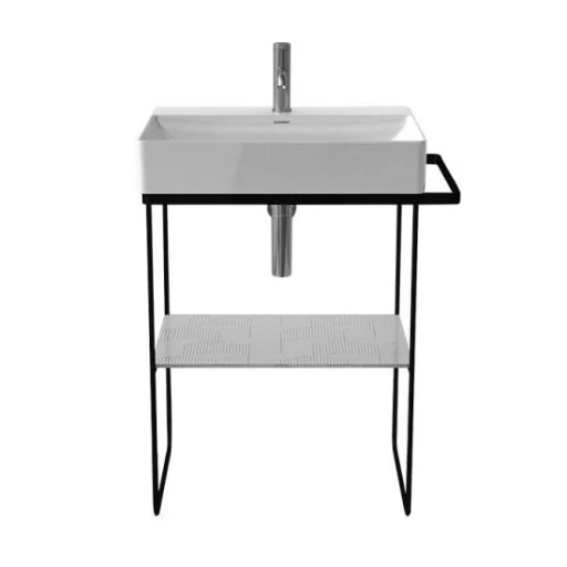 Duravit DuraSquare Gulvstående Møbelsæt 66,5x47 cm, Mat sort