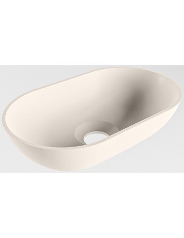 POOLE håndvask 30 x 18 cm Solid surface - Linned