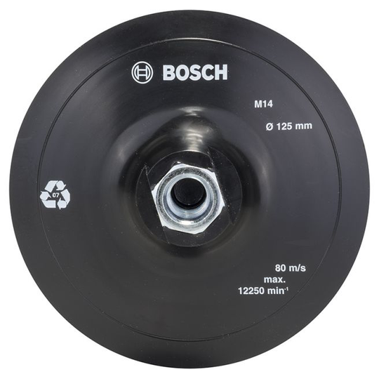Bosch Slibeplade Velcro F Vinkelslib 125mm - 2609256272