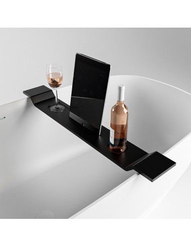 EASY hylde til badekar B86 cm Solid surface - Sort