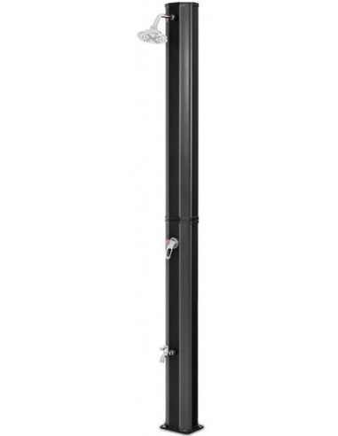 Solopvarmet udebruser til haveslange i kunststof H220 cm - Sort