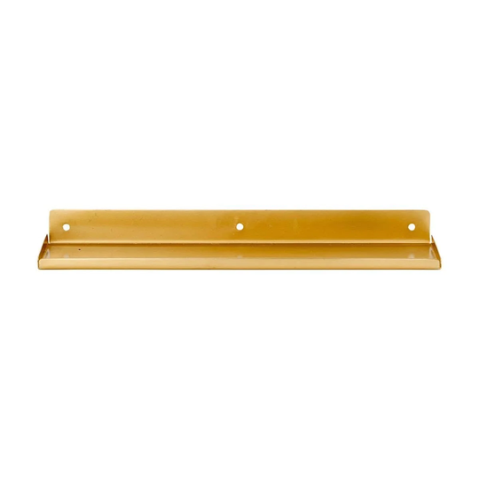 Ledge Hylde - Messing - Hurtig levering og gratis fragt over 99 DKK.