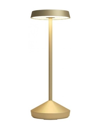SOPHIE Trådløs udendørs bordlampe i aluminium H29,5 cm 1 x 2,2W SMD LED - Mat guld