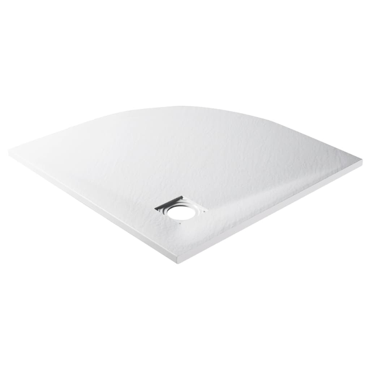 vidaXL brusebakke SMC 90x90 cm hvid