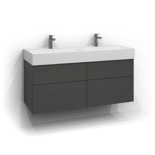 Svedbergs Forma Plan underskab, push-open, 120x45 cm, skifergrå