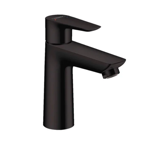 Hansgrohe Talis E 110 håndvaskarmatur m/bundventil, mat sort