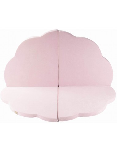 Cloud legemåtte i velour Ø160 cm - Lys pink