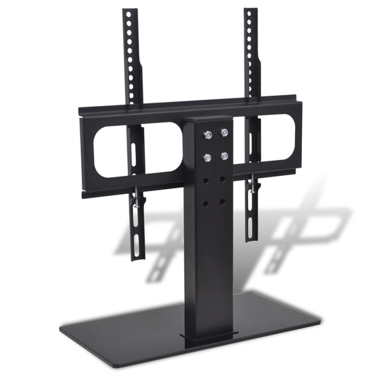 vidaXL TV-beslag med bundplade jern sort 23"-55"