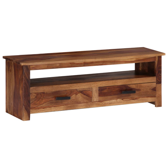 vidaXL tv-skab 118 x 30 x 40 cm massivt sheeshamtræ