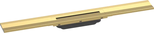 Hansgrohe Raindrain Flex afløbsrende, vægmontering, 700 mm, poleret guld