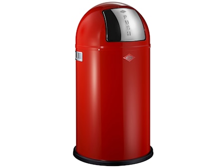 Skraldespand Pushboy 50 liter Rød