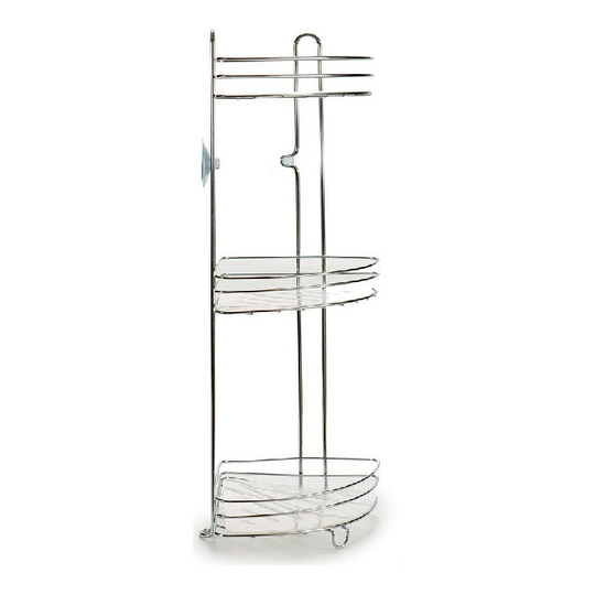 Hjørnemøbel Gennemsigtig Plastik Rustfrit krom metal (20,5 x 59,5 x 26,5 cm)