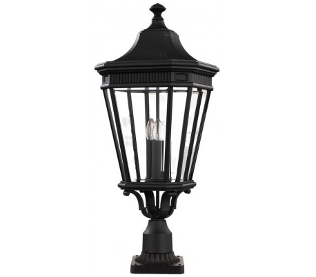 Cotswold Lane Halvmurslampe H78 cm 3 x E14 - Sort