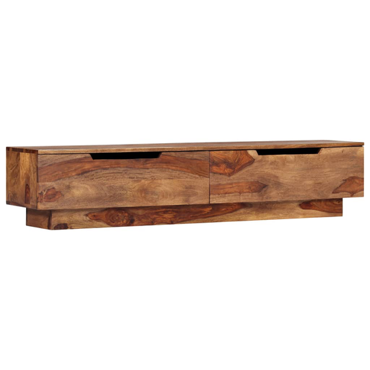 vidaXL tv-skab 145 x 30 x 30 cm massivt sheeshamtræ